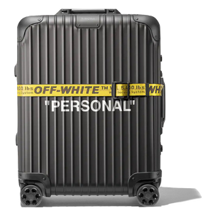 OFF-WHITE Rimowa Personal Belongings 49L Case - Black - Used