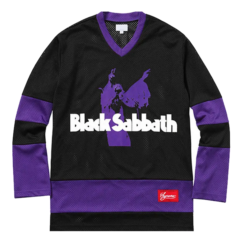 Supreme x Black Sabbath Hockey Jersey - Used Supreme