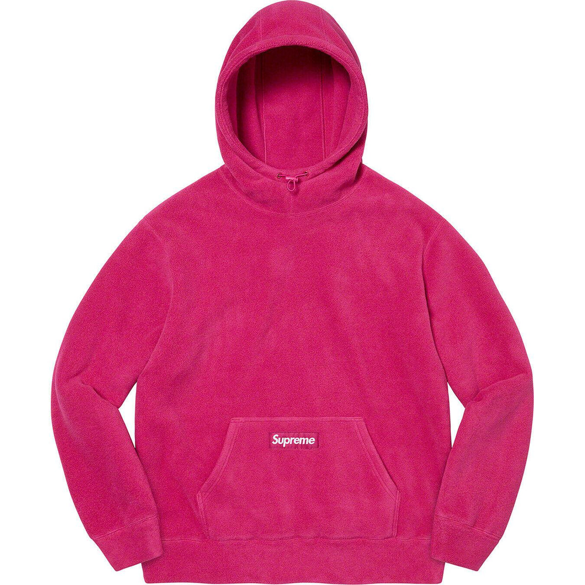 Supreme Polartec Hooded Sweatshirt - Magenta FW21 Supreme