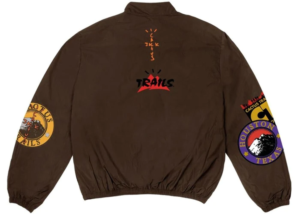 Travis Scott Cactus Trails Half Zip Windbreaker - Brown - Used
