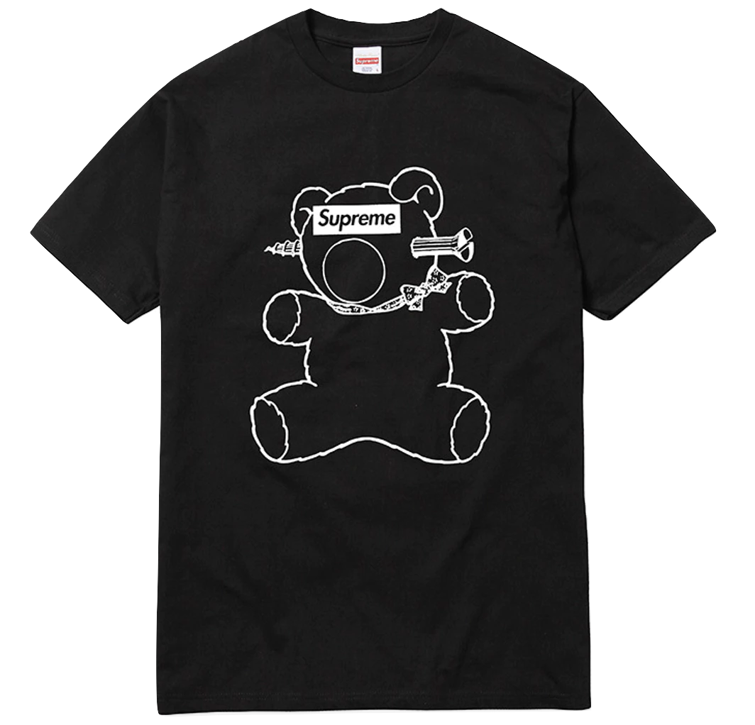 Supreme Bear Tee Black