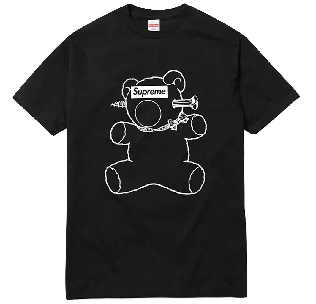 Supreme/Undercover Bear Tee - Black - Used Supreme