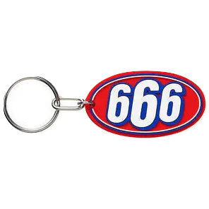 Supreme 666 Keychain - Red Supreme