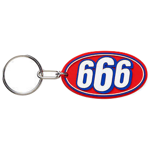 Supreme 666 Keychain - Red