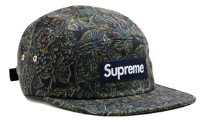 Supreme Paisley 5 Panel Camp Cap - Navy