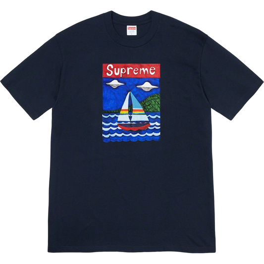 Supreme Sailboat Tee - Navy Supreme