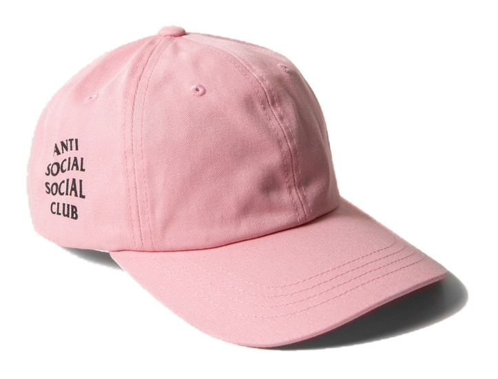 Anti Social Social Club Weird Cap -  Pink