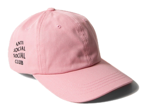 Anti Social Social Club Weird Cap -  Pink - Used