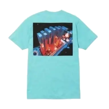 Supreme Skyscraper Tee - Teal - Used Supreme