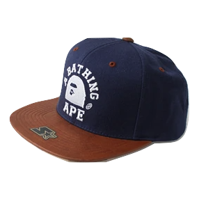 A Bathing Ape x Starter 1st Camo Snapback - Navy Bape
