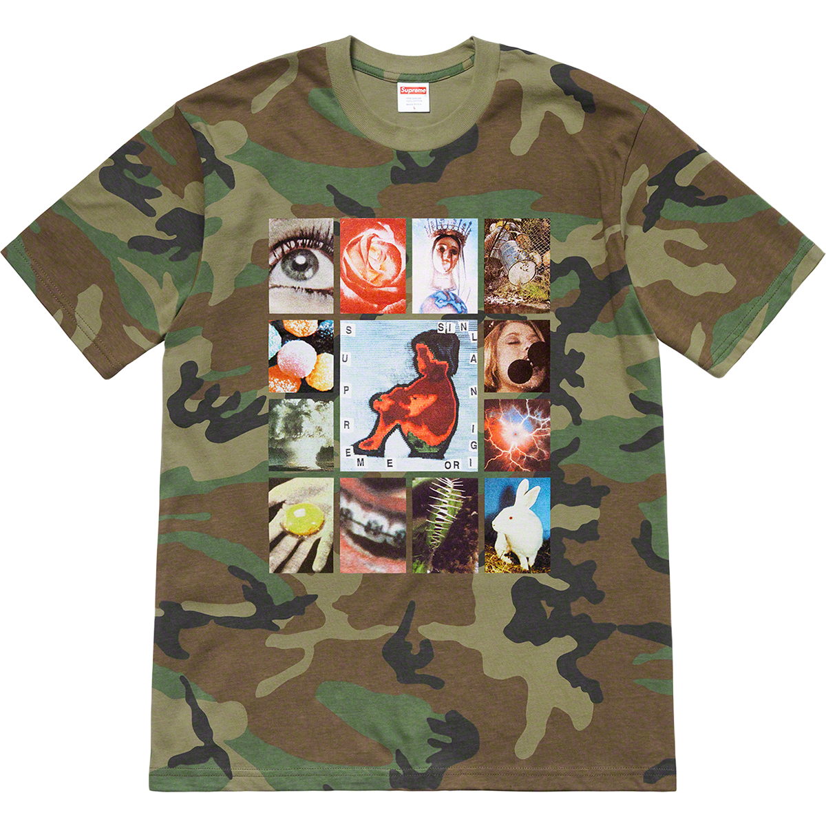 Supreme Original Sin Tee - Woodland Camo Supreme