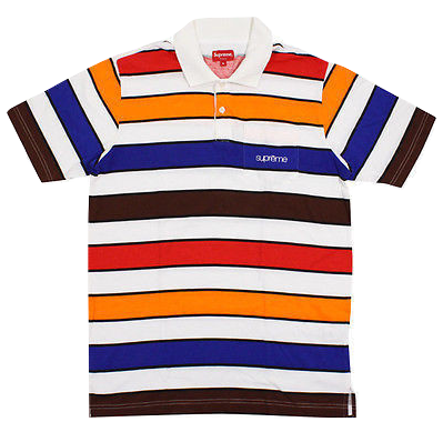 Supreme Classic Stripe Polo - Used