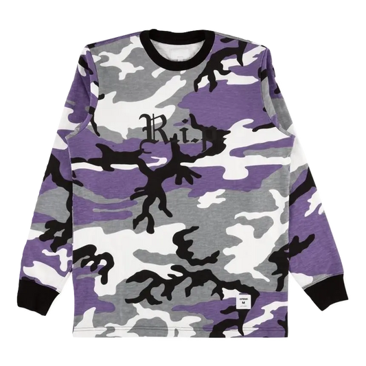 Supreme RIP Longsleeve - Purple Camo - Used Supreme