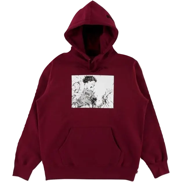 Supreme Akira Arm Hooded Sweatshirt - Cardinal Supreme