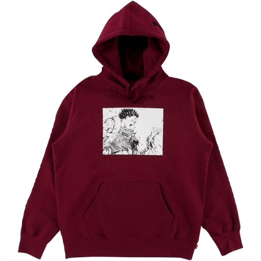 Supreme Akira Arm Hooded Sweatshirt - Cardinal - Used