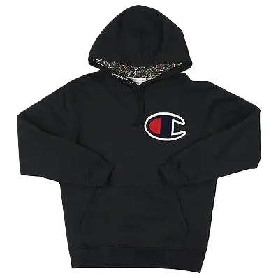 Supreme Champion Paisley Hoodie - Black Supreme