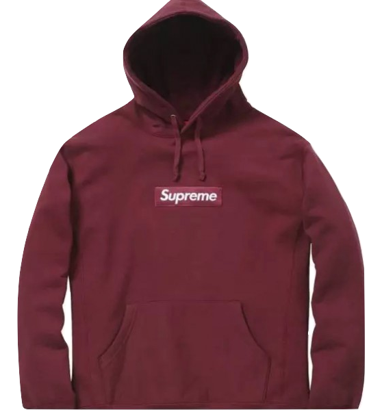 Supreme Box Logo Hooded Sweatshirt Wine Grails SF