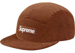 Supreme Corduroy Camp Cap - Brown