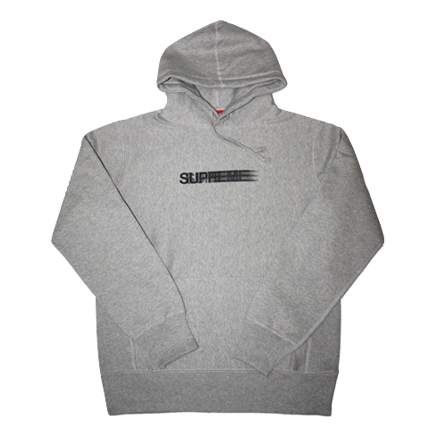 Supreme Motion Logo Hoodie - Heather Grey