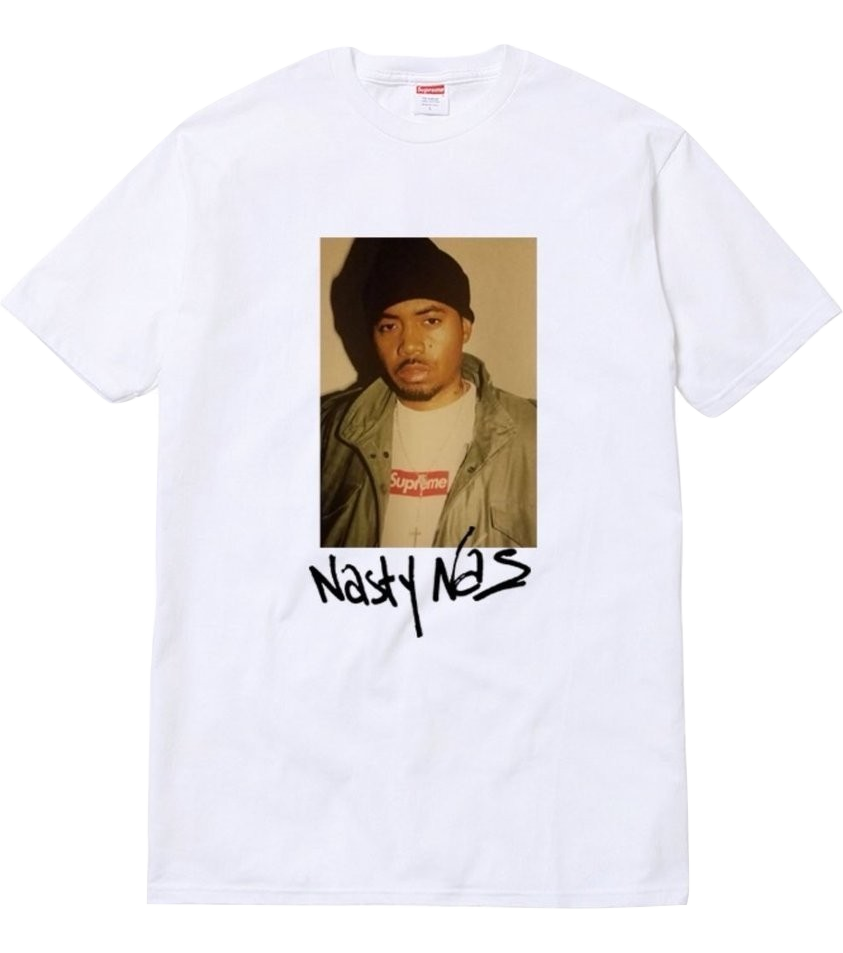 Supreme Nas Tee - White