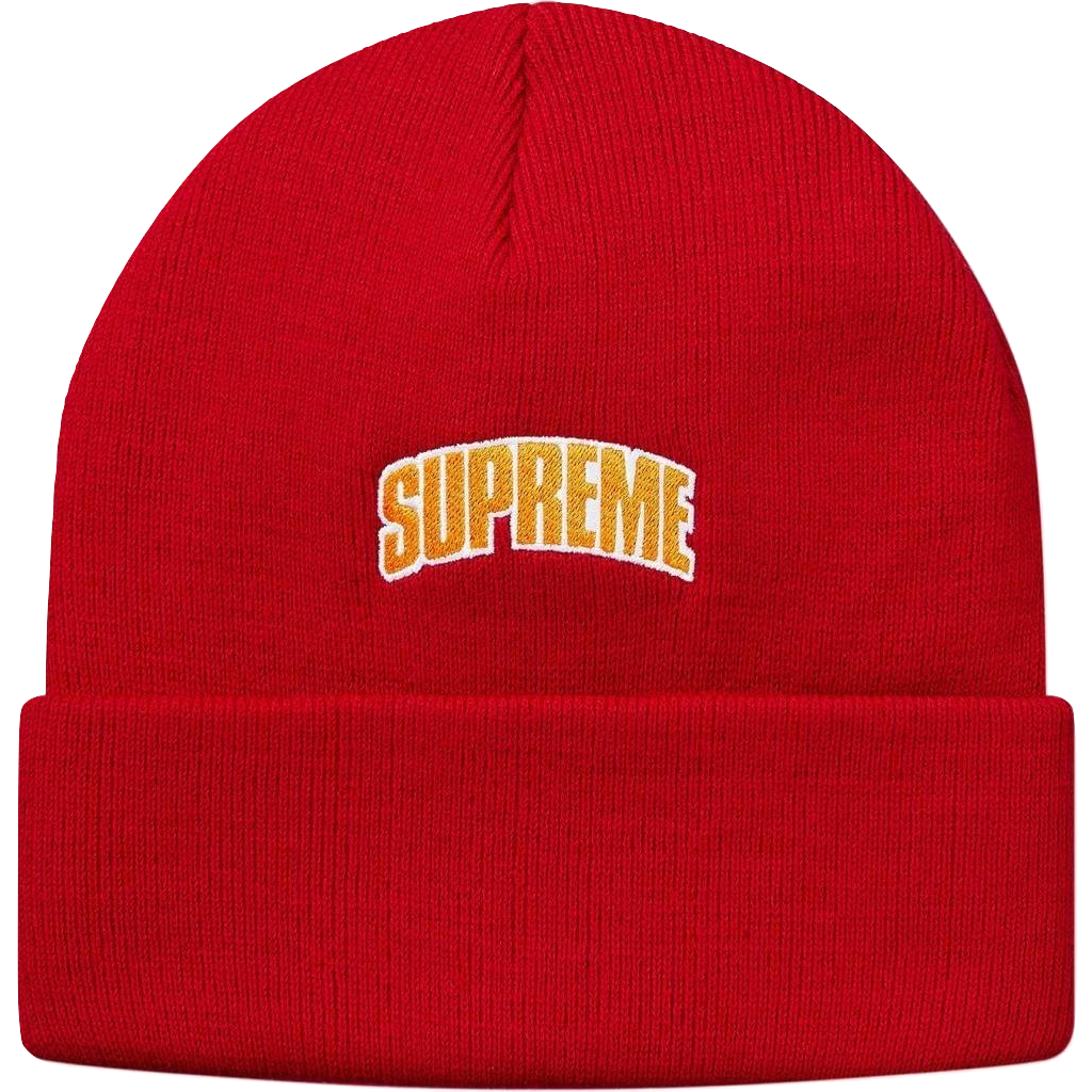 Supreme Crown Logo Beanie - Red