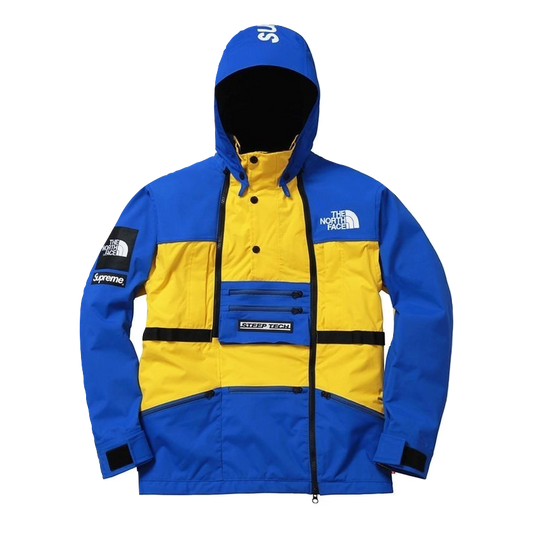 Supreme/The North Face Steep Tech Hooded Jacket - Yellow/Blue - Used