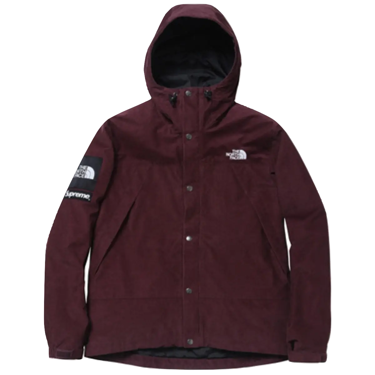 Supreme TNF Corduroy Jacket - Burgundy Supreme