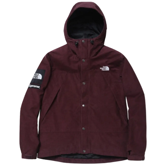 Supreme TNF Corduroy Jacket - Burgundy Supreme