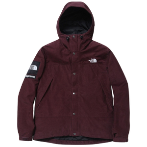 Supreme TNF Corduroy Jacket - Burgundy