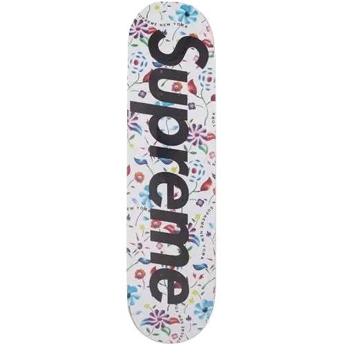 Supreme Airbrushed Floral Deck - White Supreme