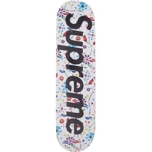 Supreme Airbrushed Floral Deck - White