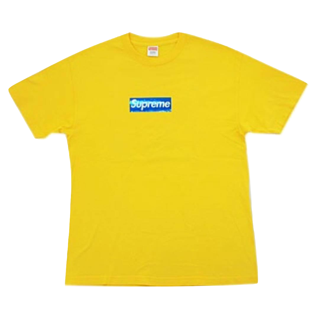 Supreme Holographic Box Logo Tee - Yellow