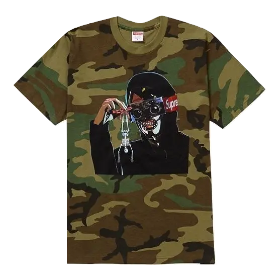 Supreme Creeper Tee - Woodland Camo Supreme