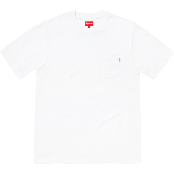 Supreme Pocket Tee SS20 - White Supreme