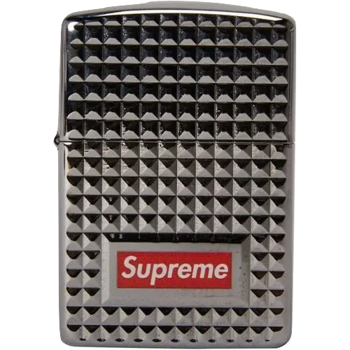 Supreme Diamond Cut Zippo - Silver Supreme
