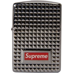 Supreme Diamond Cut Zippo - Silver