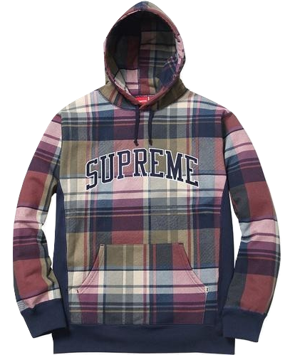 Supreme Plaid Pullover - Navy Supreme