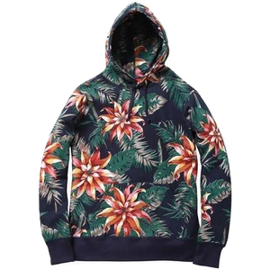 Supreme Floral Hoodie - Navy - Used