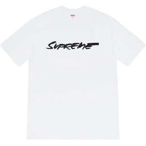 Supreme Futura Logo Tee - White - Used – Grails SF