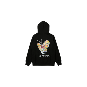 Supreme Gonz Butterfly ZIp Up Hooded Sweatshirt - Black - Used Supreme