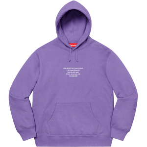 Supreme HQ Hooded Sweatshirt - Light Violet