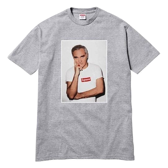 Supreme Morrissey Tee - Heather Grey Supreme
