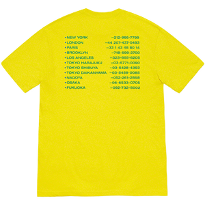 Supreme New Shit Tee - Sulfur Supreme