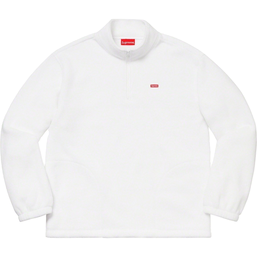 Supreme Polartec Half Zip Pullover - White Supreme