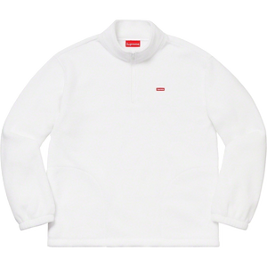 Supreme Polartec Half Zip Pullover - White - Used