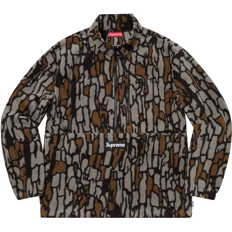 Supreme Polartec Half Zip Pullover - Olivebark Supreme