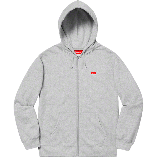 Supreme Small Box Zip Up Sweatshirt - Heather Grey Supreme