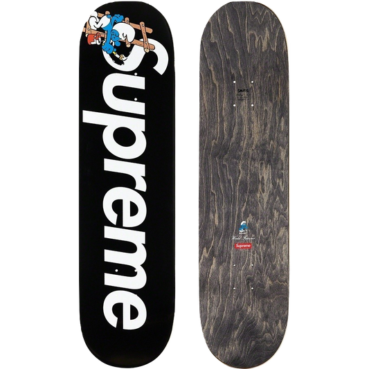 Supreme Smurfs Skateboard - Black Supreme