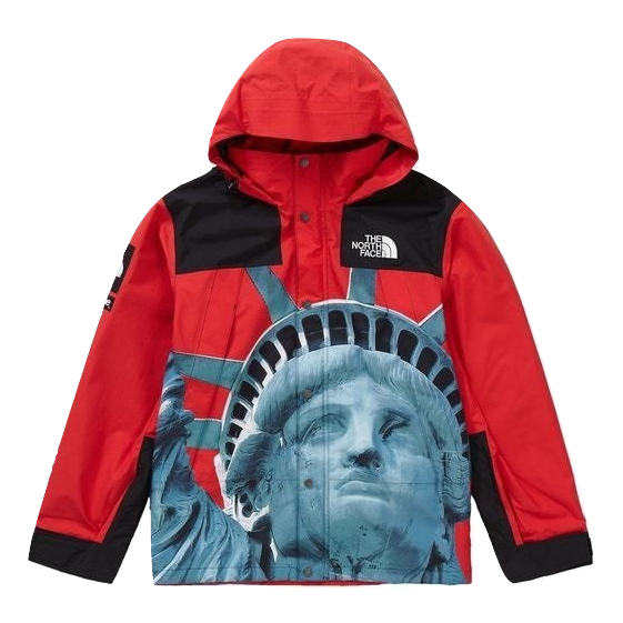 Supreme x The North Face Statue of Liberty Mountain Jacket - Red Supreme