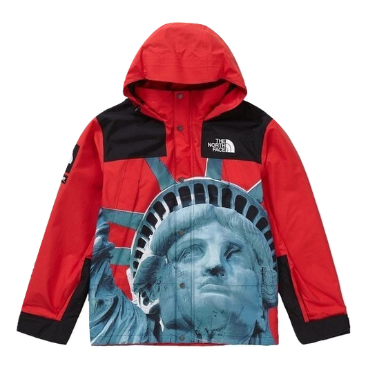 Supreme x The North Face Statue of Liberty Mountain Jacket - Red